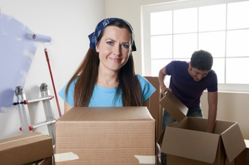 Office relocation team handling access and loading in Streatham