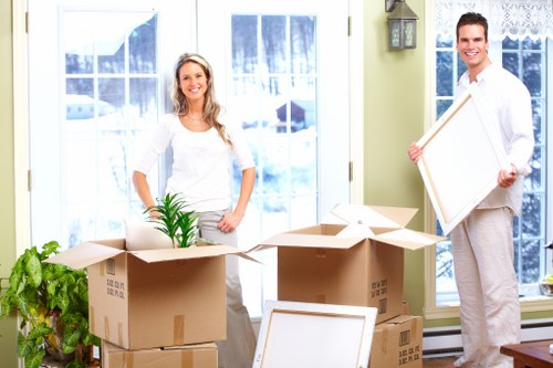 Local movers loading household items for a Streatham home move