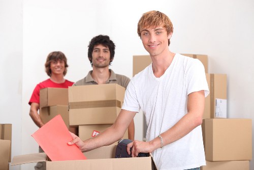 Van loading furniture for a Streatham home or flat move