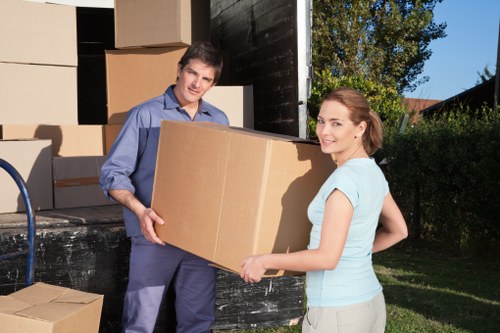 Commercial packing and unpacking support for a Streatham office move