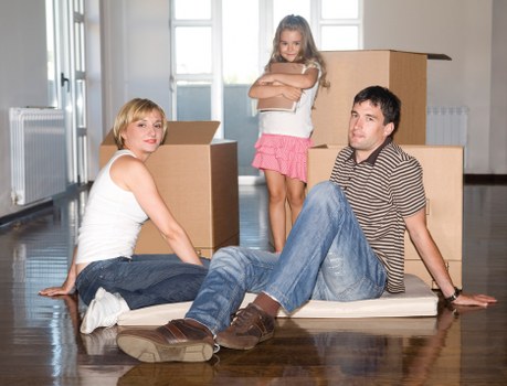 Loading furniture into a removal van for a Streatham relocation